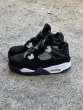Jordan Retro 4 Negra Blanca
